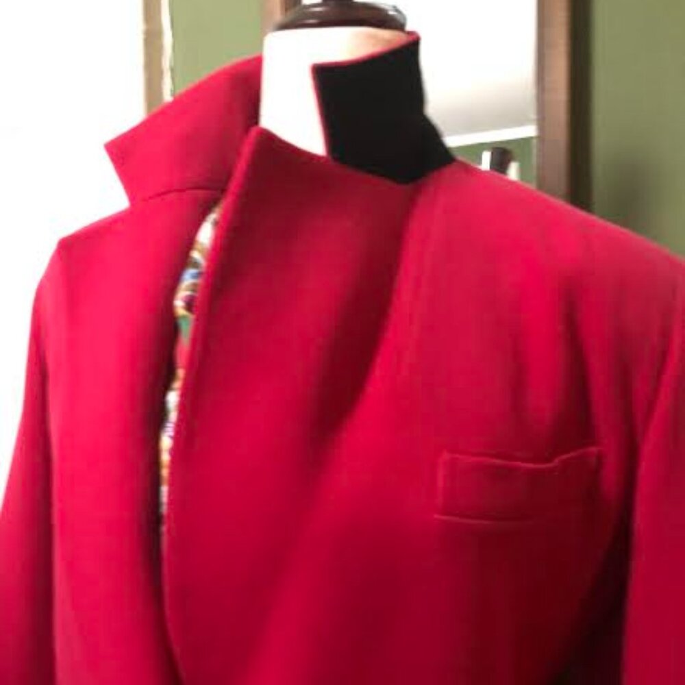 Donna Karan New York size 4 pink woolen jacket